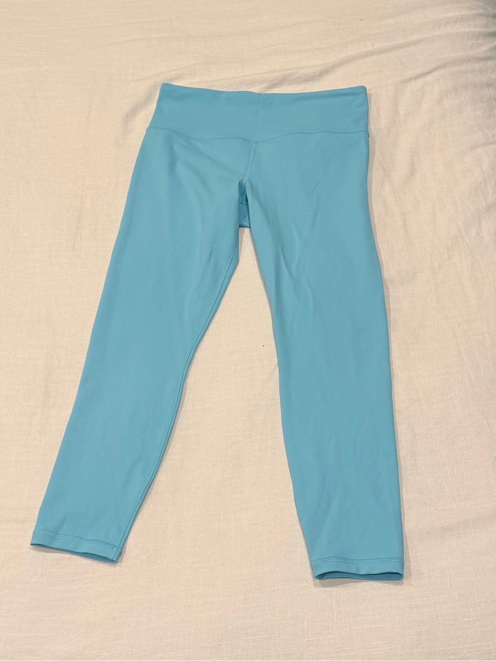 Athleta Aqua Blue Ultra High Rise Elation 7/8 Tight leggings M - Picture 4 of 8